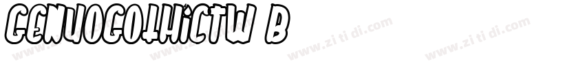 GenYoGothicTW B字体转换